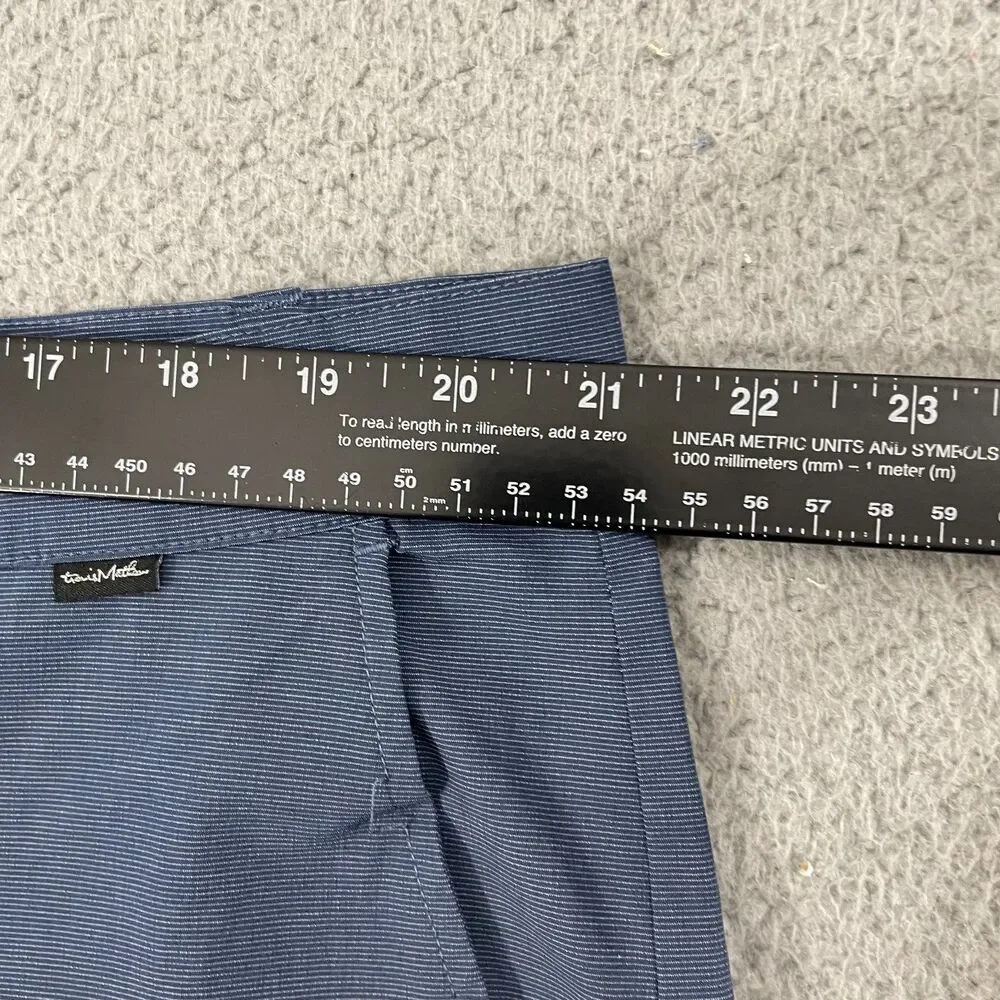 Travis Mathew Shorts Men 40‎ Blue Golf Performance Flat Front